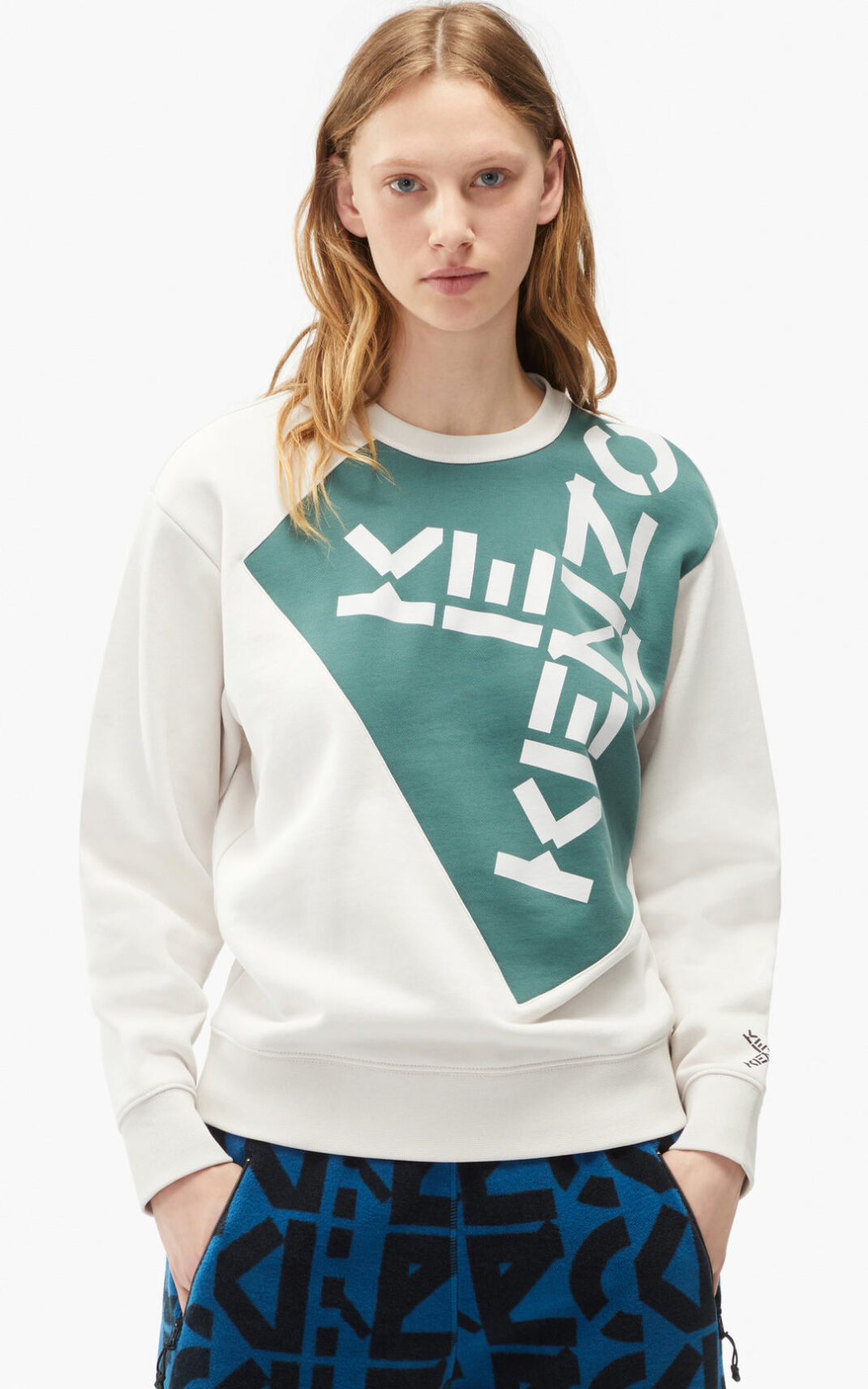 Kenzo Sport Big X Sweatshirt Dame - Grå DK-441909